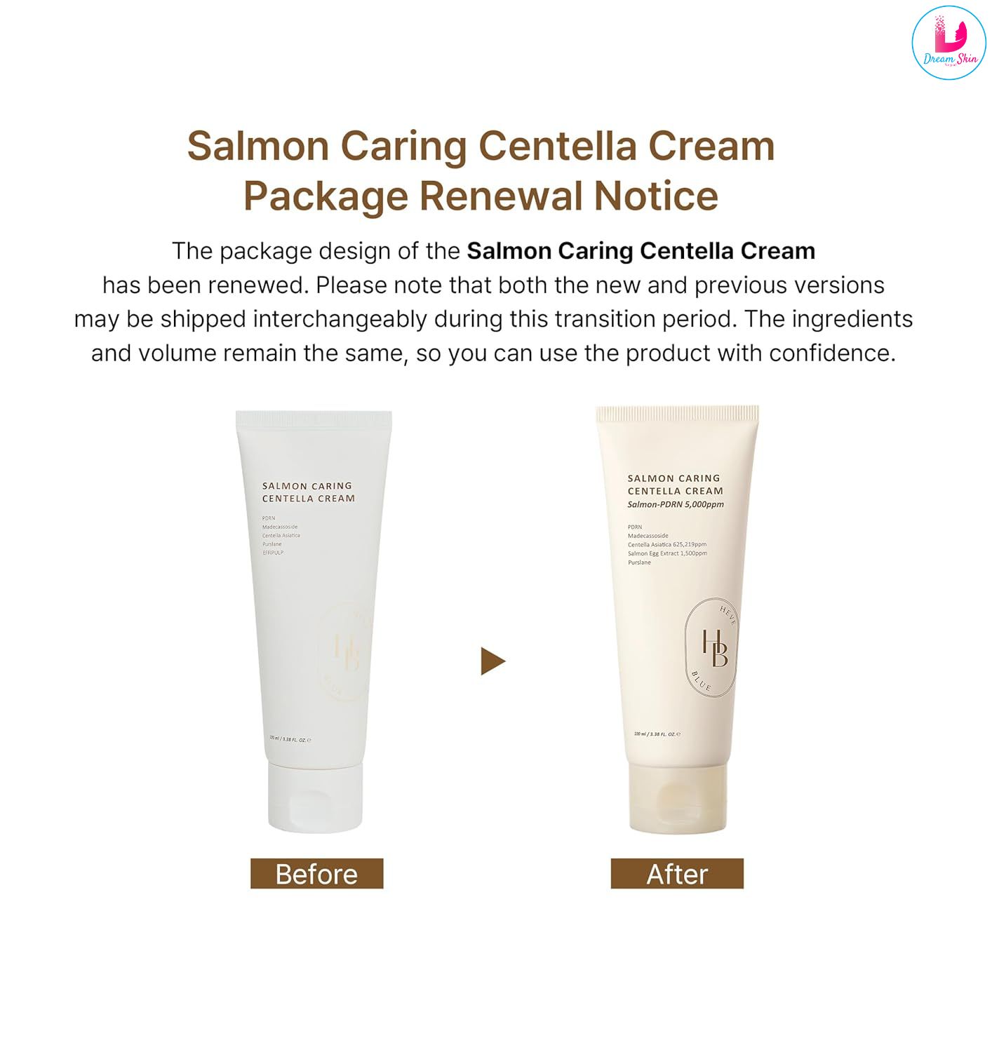 HEVEBLUE	Salmon Caring Centella Cream 100ml